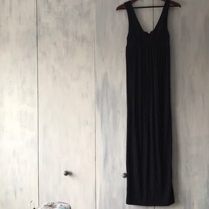 J Crew navy blue maxi dress size small